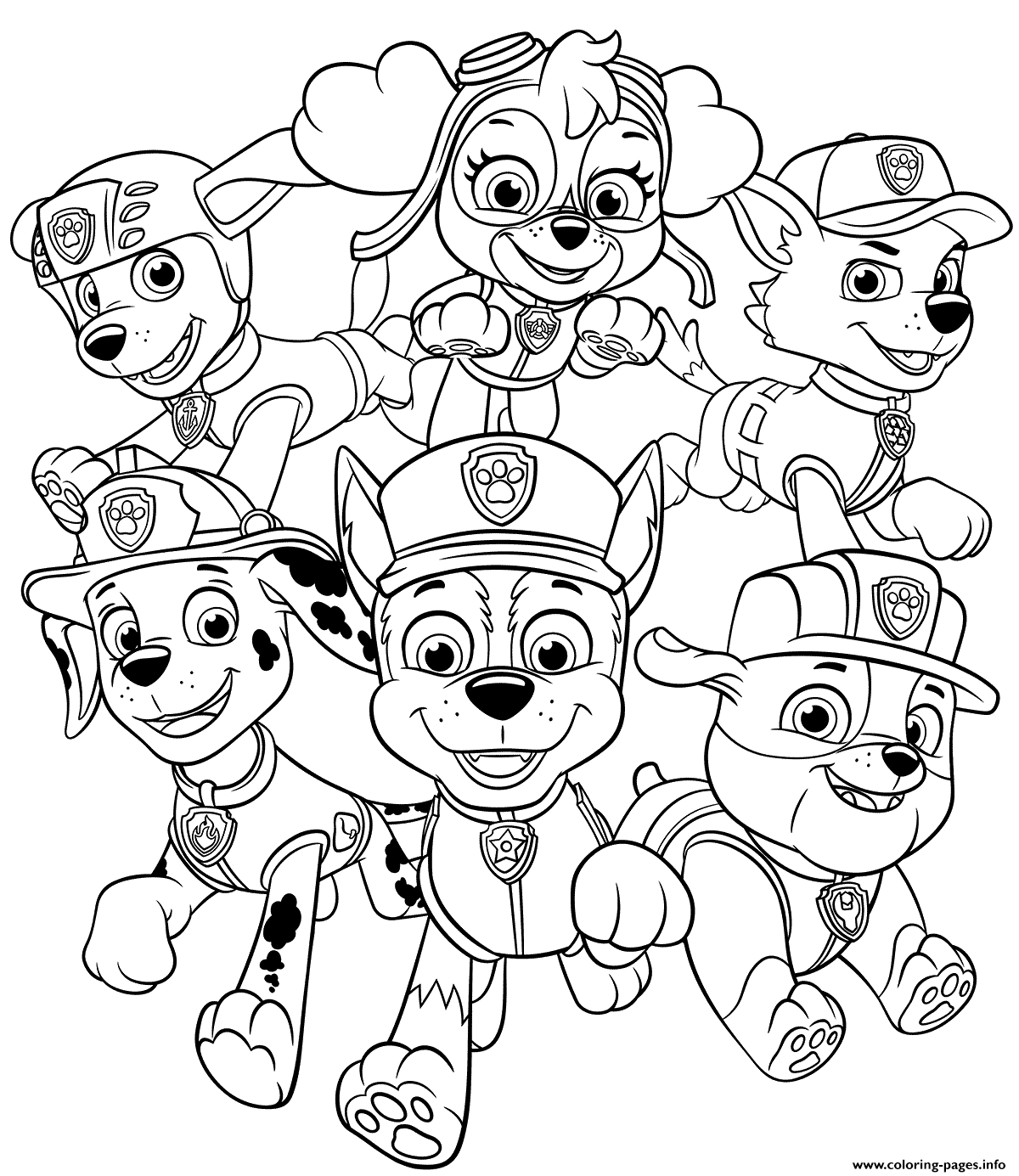 Print all paw patrol pups coloring pages paw patrol coloring paw patrol coloring pages paw patrol printables