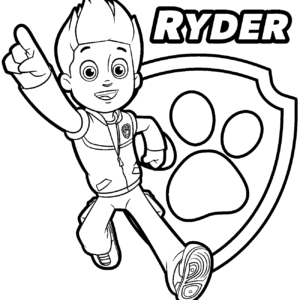 Ryder paw patrol coloring pages printable for free download