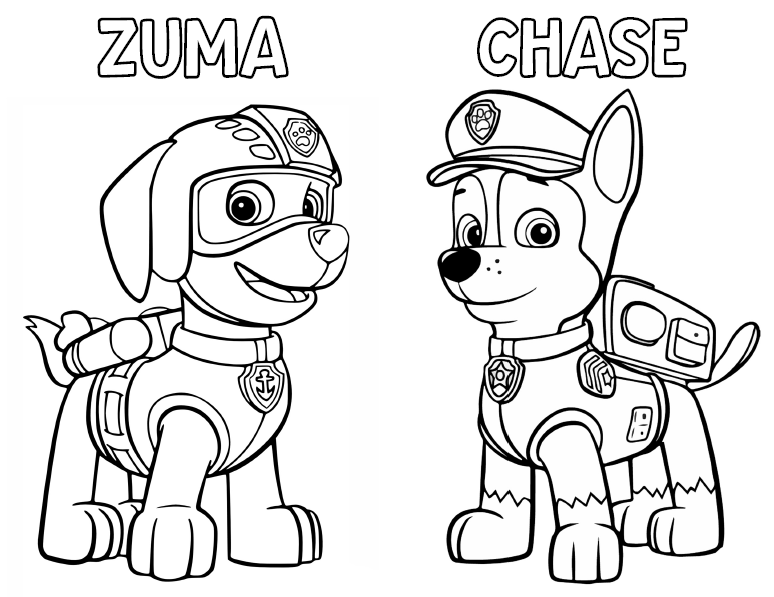 Paw patrol coloring activity book free to use