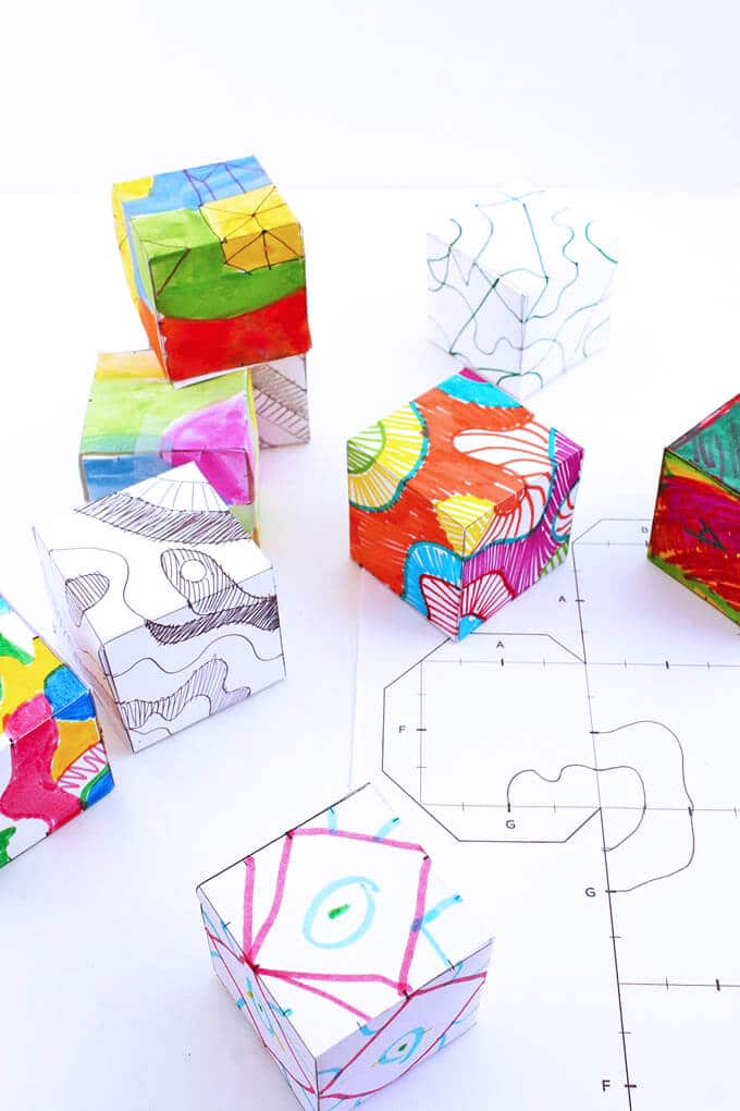 Doodle cubes