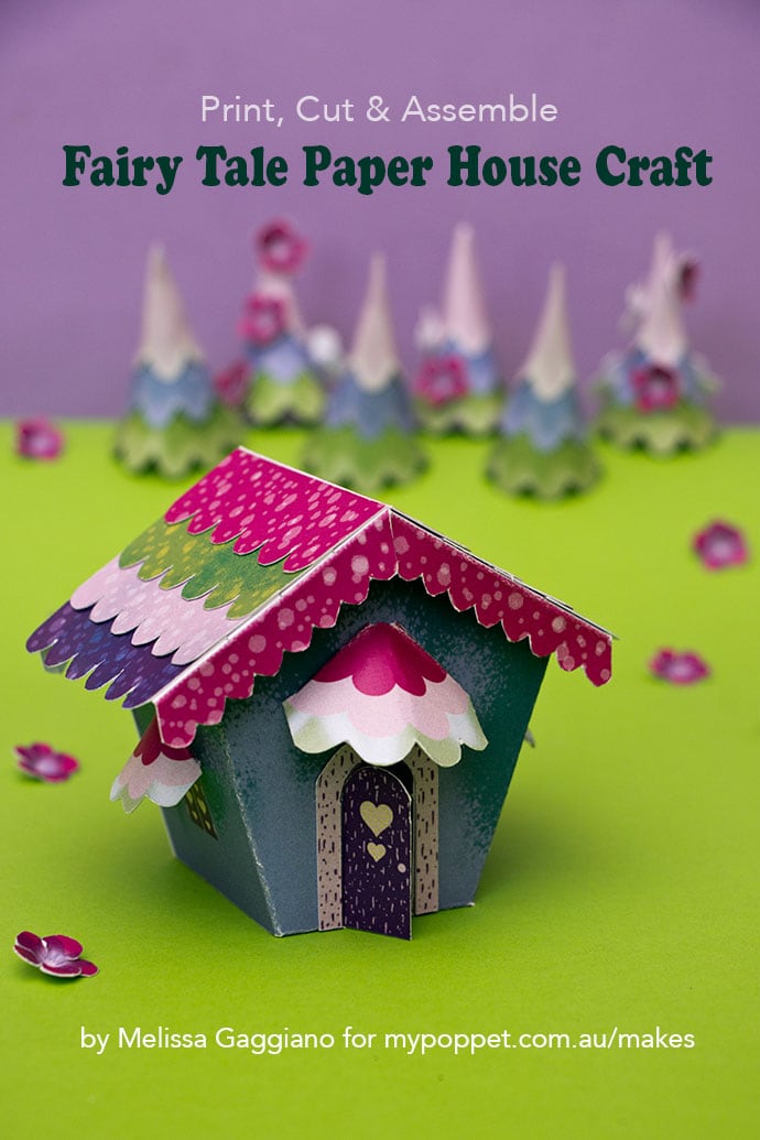 D paper house craft