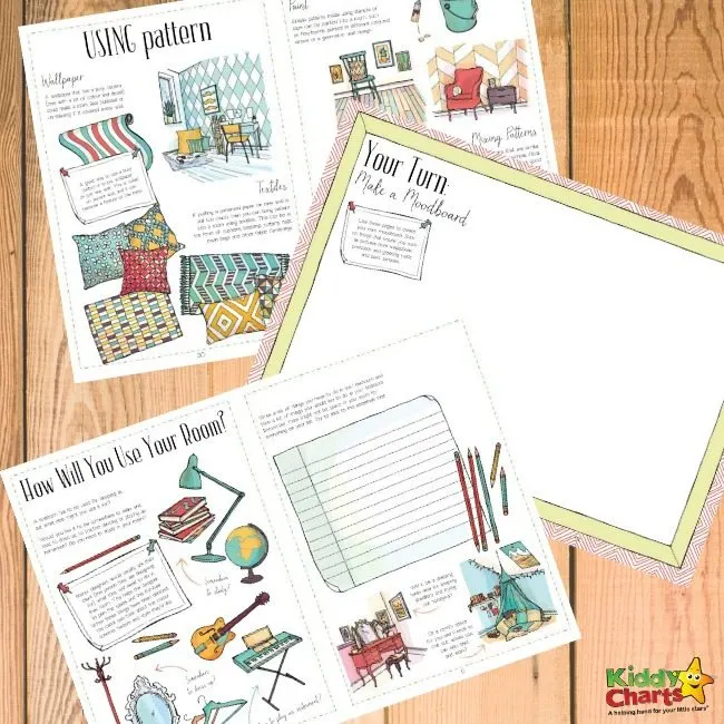 Design your own room coloring sheets and activities for kids