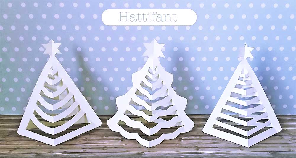 S d paper christmas trees