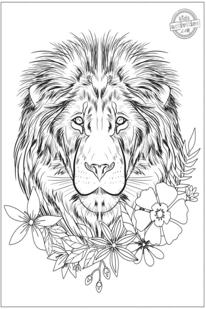 Coolest animal coloring pages for adults to print color kids activities blog