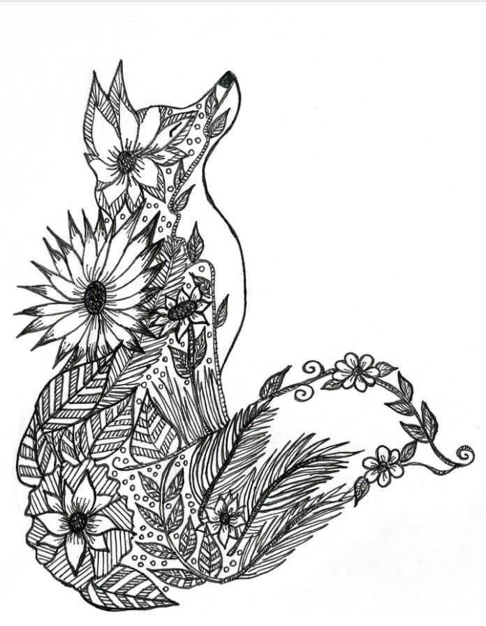 Free printable fox coloring pages pdf