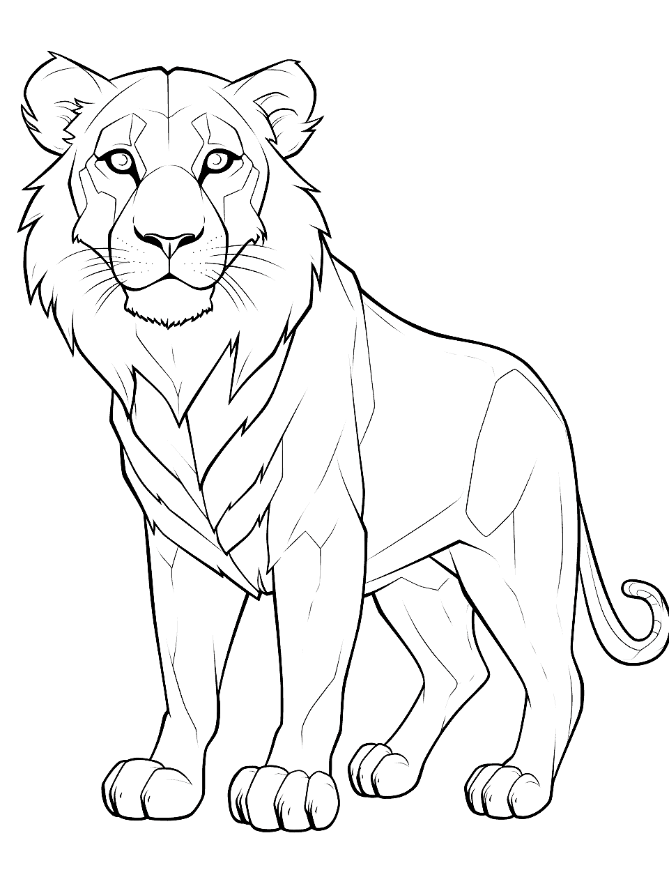 Animal coloring pages free printable sheets