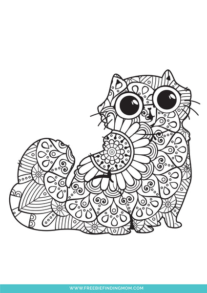 Animal coloring pages for adults and kids pages â freebie finding mom