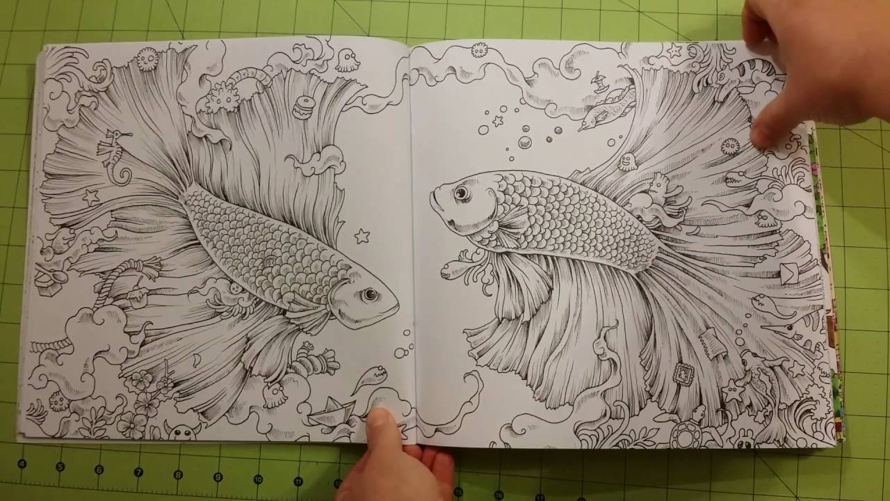 The animorphia kerby rosanes review flip through adult coloring book