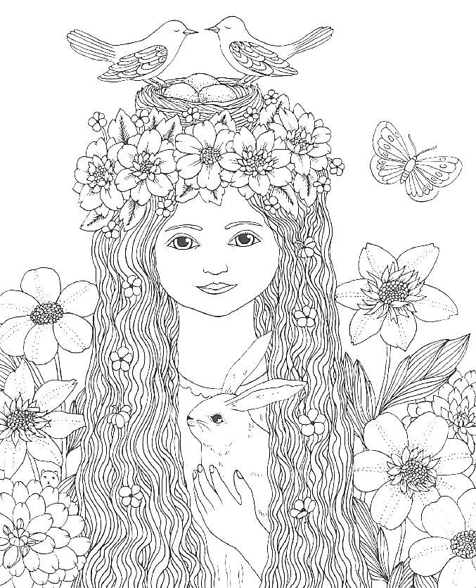 Nightfall fall coloring pages animorphia coloring book cute coloring pages