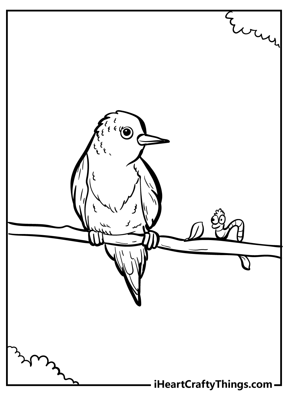 Bird coloring pages free printables