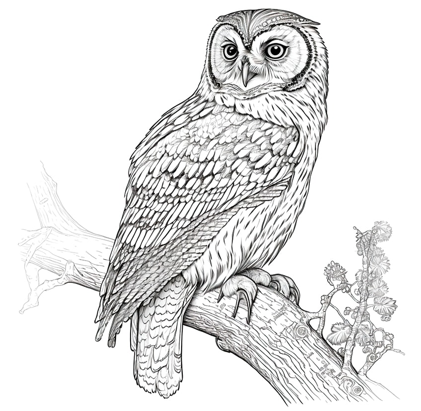 Bird coloring pages