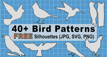 Bird patterns â print and download templates svg jpg â diy projects patterns monograms designs templates