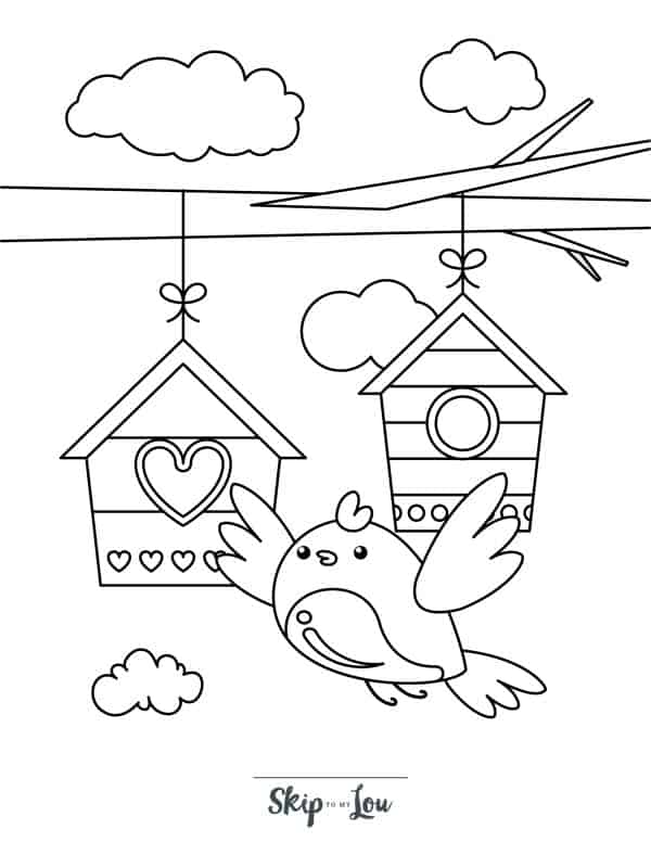 The most adorable bird coloring pages skip to my lou