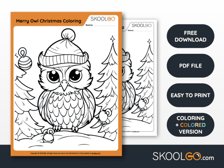 Free printable coloring cutting worksheets