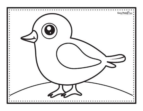 Printable bird coloring pages