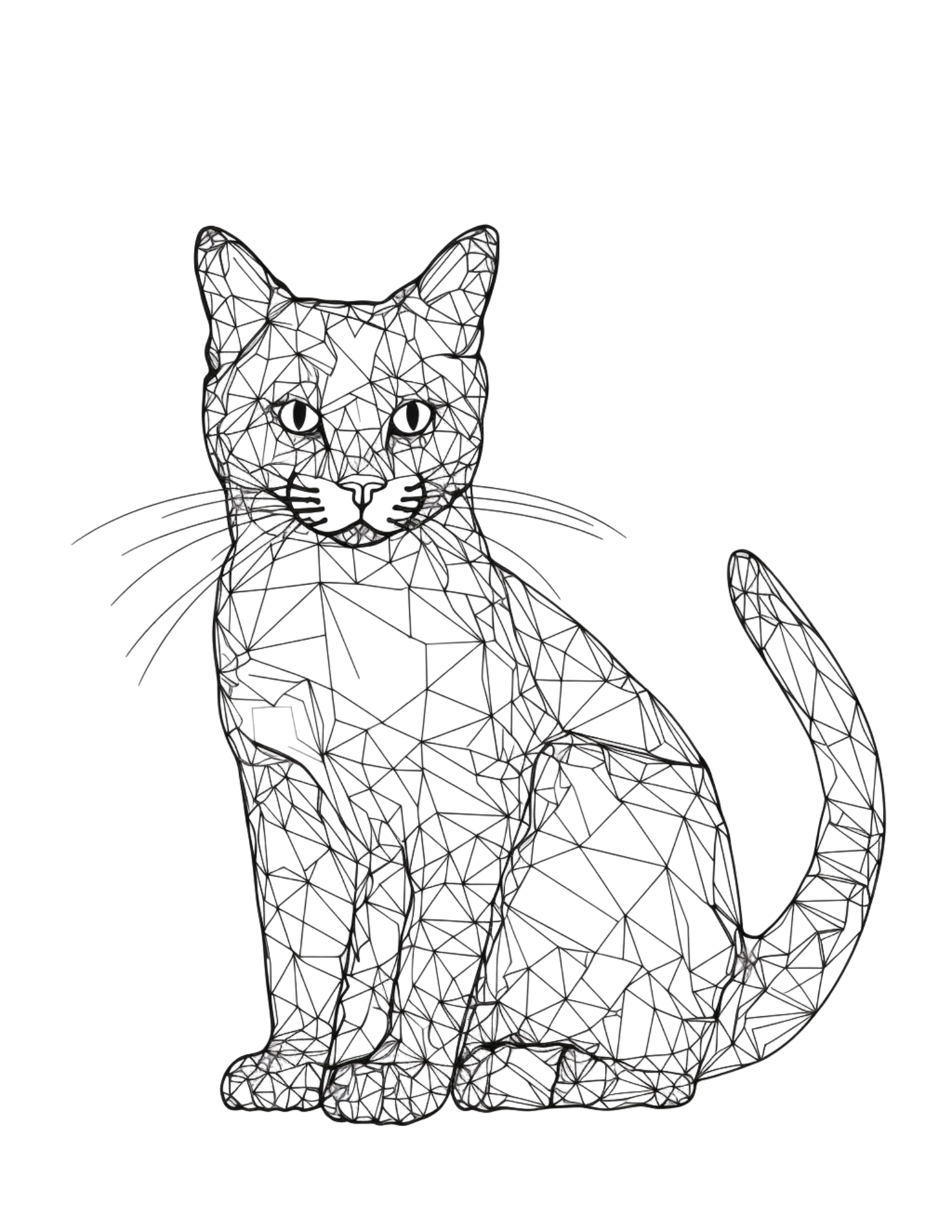 Printable digital cat coloring pages whimsycats coloring collection
