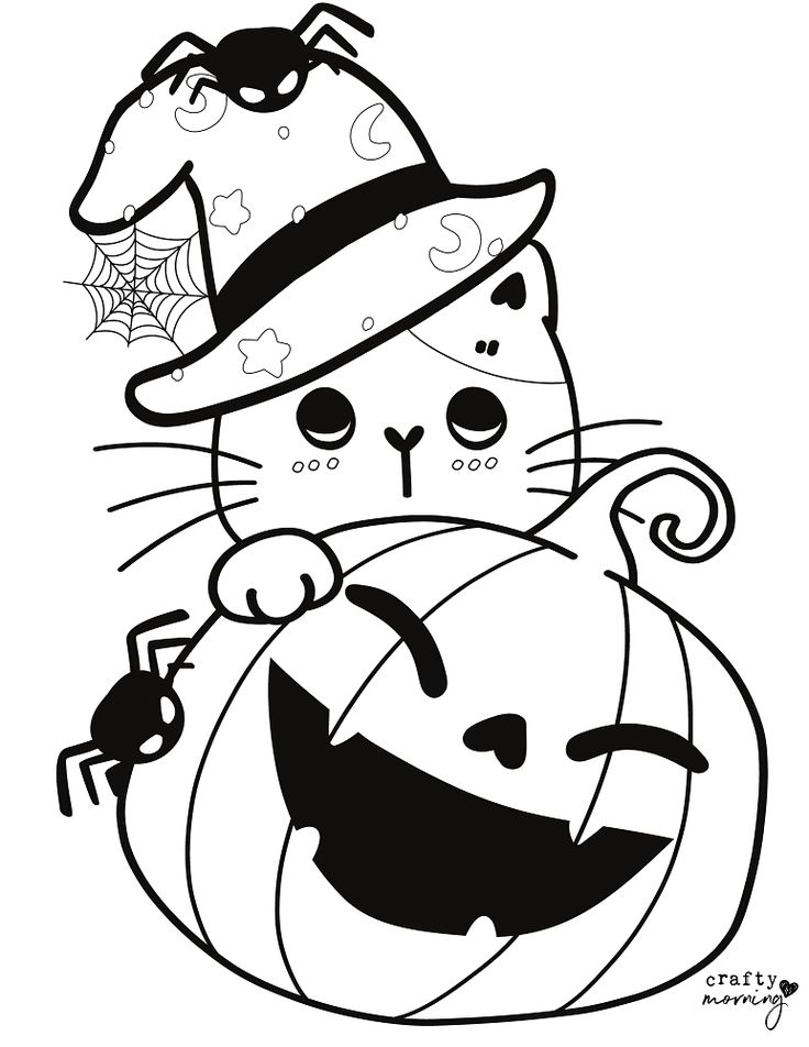 Halloween cat coloring pages free printables halloween coloring pages cat coloring page coloring pages