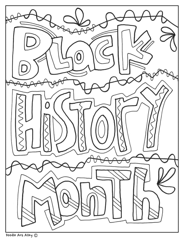 Black history month printables
