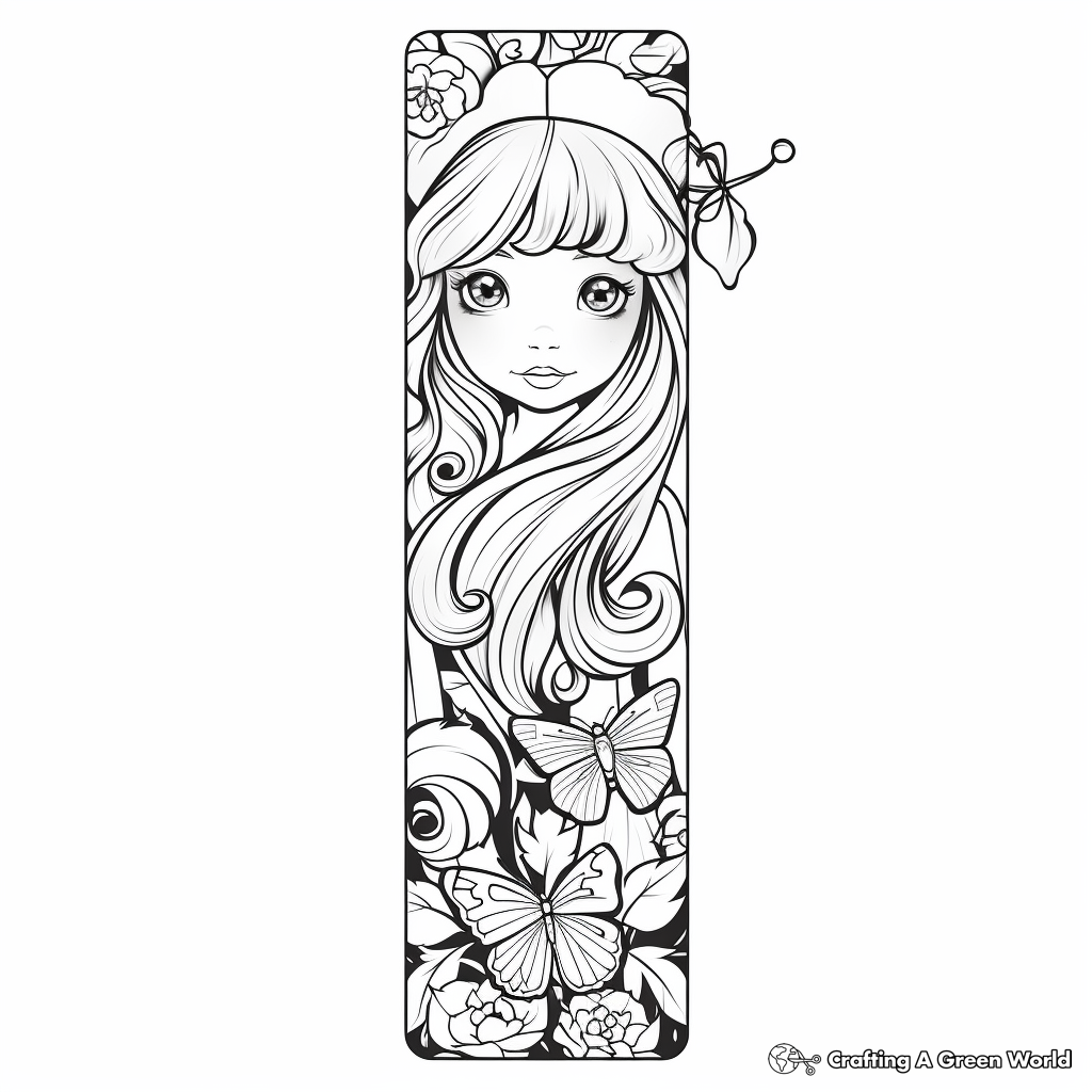 Bookmark coloring pages