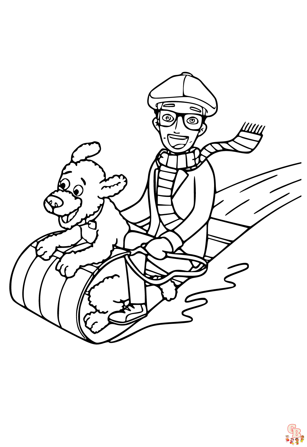Unleash your childs creativity with blippi coloring pages