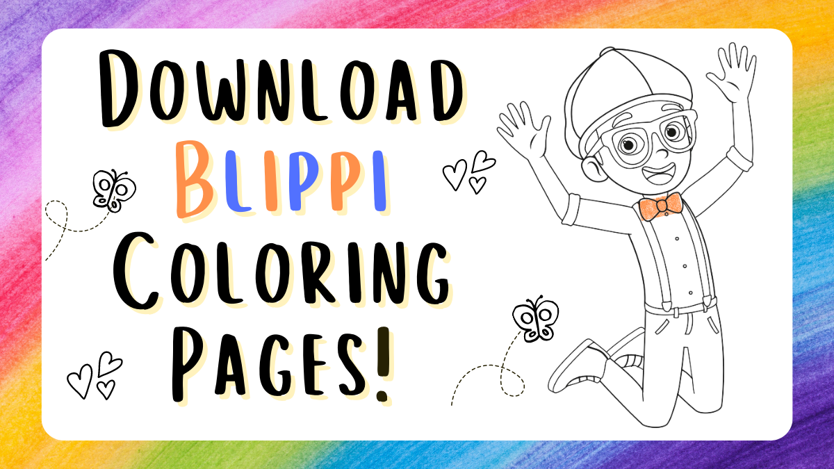 Start coloring with our blippi downloadables