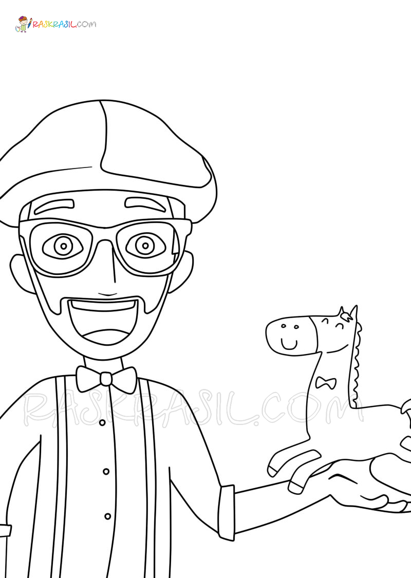 Blippi coloring pages coloring pages free printable