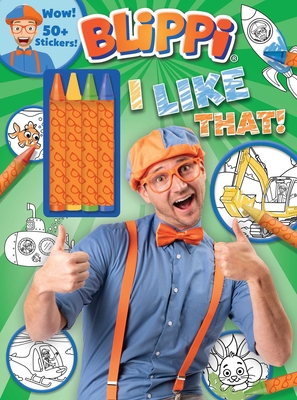 Blippi i like that coloring book with crayons blippi coloring book with crayons coloring activity with crayons paperback tattered cover book store