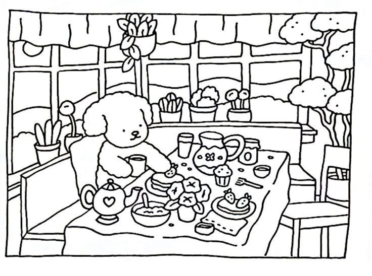 Bobbie goods hello kitty colouring pages bear coloring pages detailed coloring pages