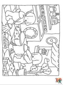 Bobbie goods coloring pages bear coloring pages cartoon coloring pages coloring book art