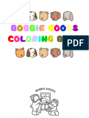 Bobbie goods coloring book pdf