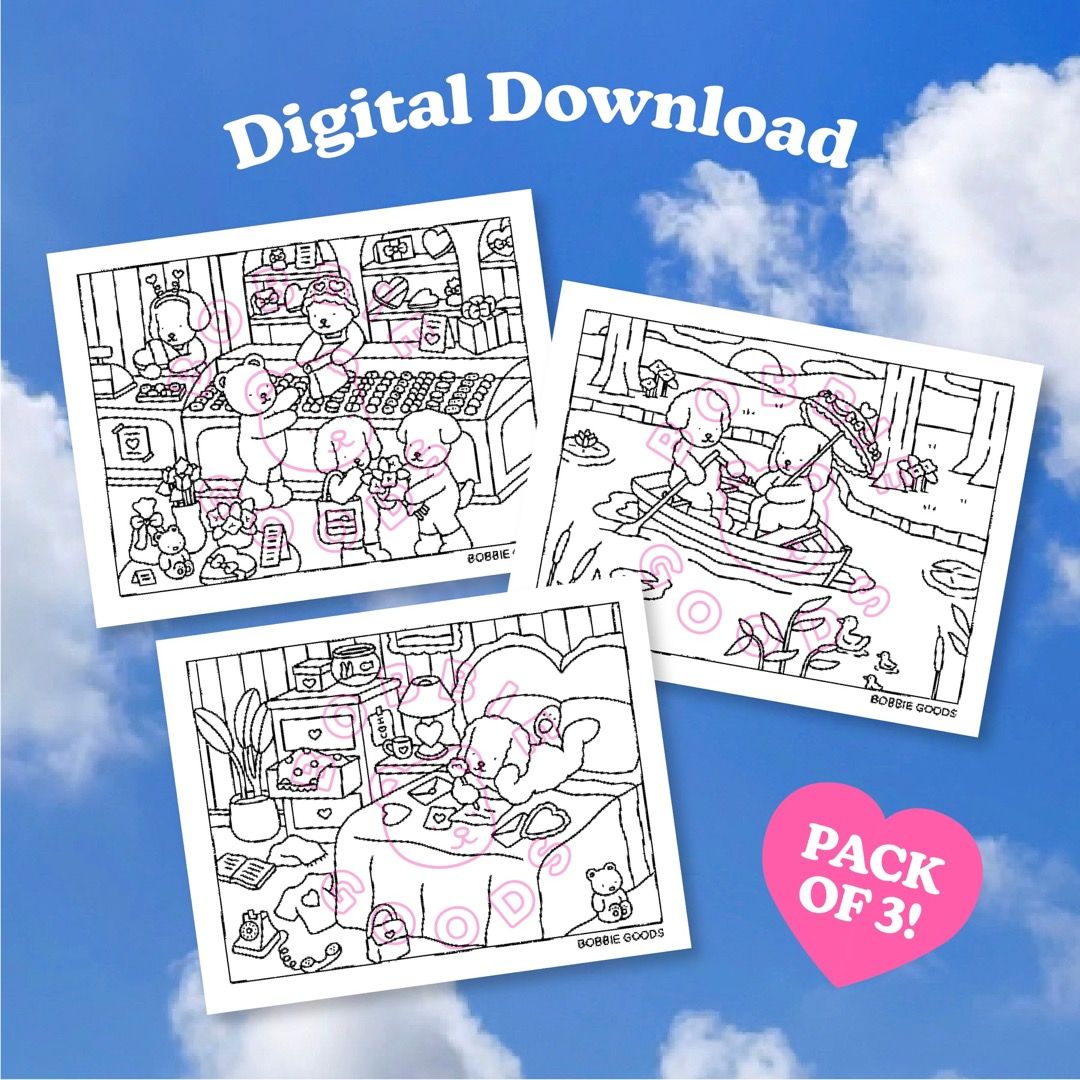 Bobbie goods printable colouring pages