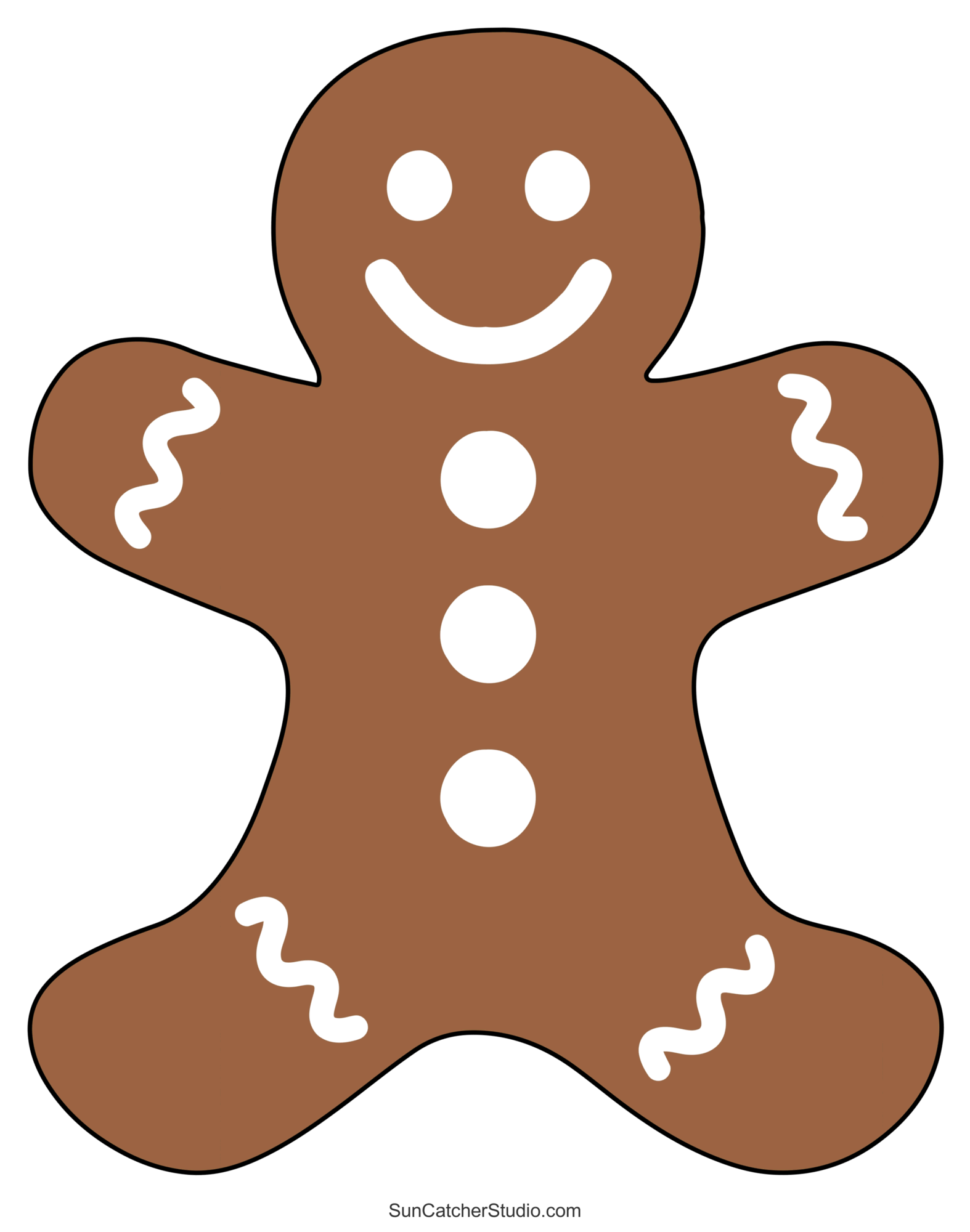 Gingerbread man templates printable outlines and patterns â diy projects patterns monograms designs templates