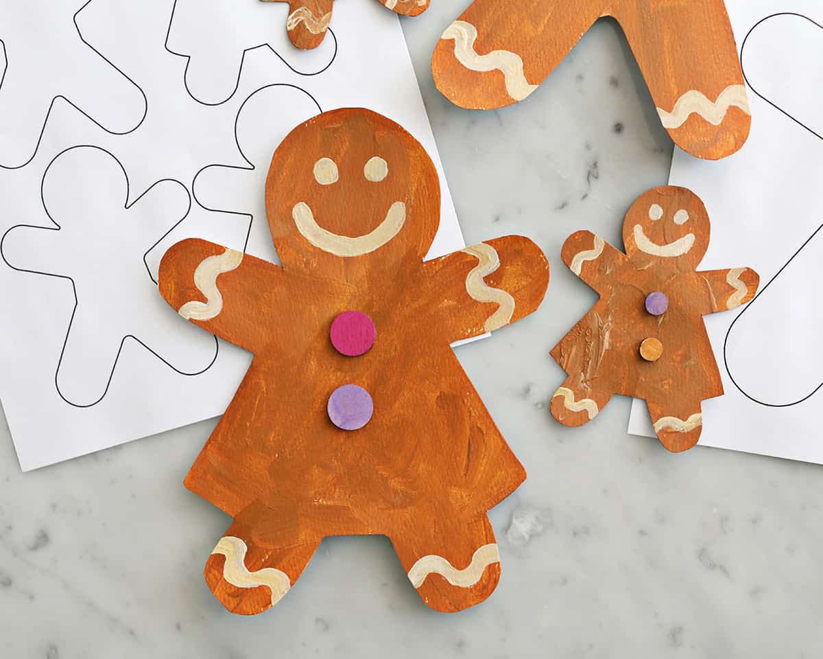 Gingerbread man template