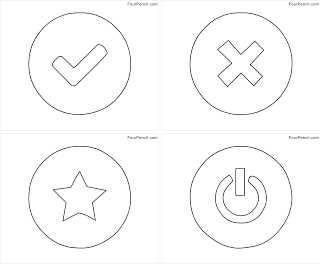 Free printable button coloring pages for kids â