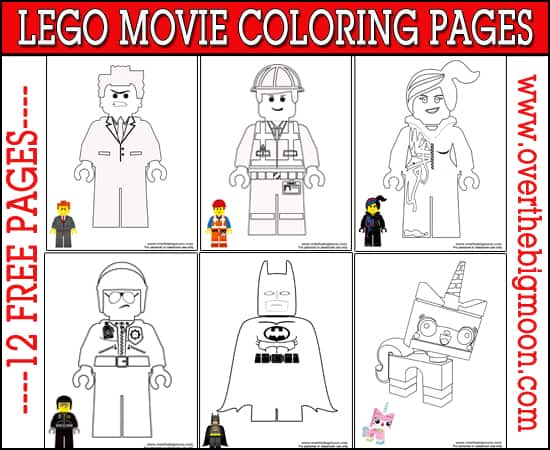 Lego movie coloring pages