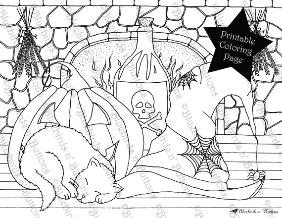 Coloring page printable coloring page october coloring halloween coloring page download adult coloring page kids coloring pages