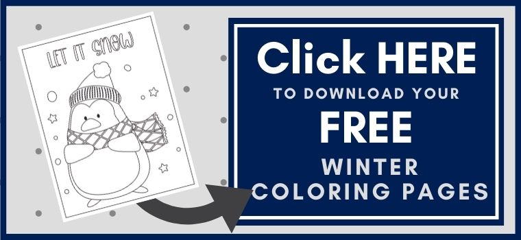 Winter coloring pages