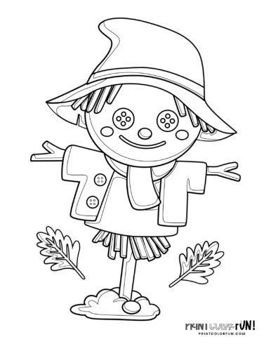 Scarecrow coloring pages crafts learning activities to unlock fall family fun at