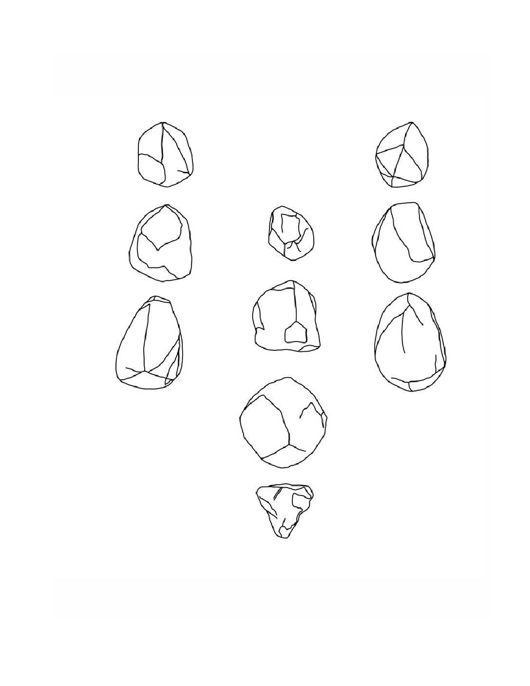 Print and download green rough coloring page â rough diamond world