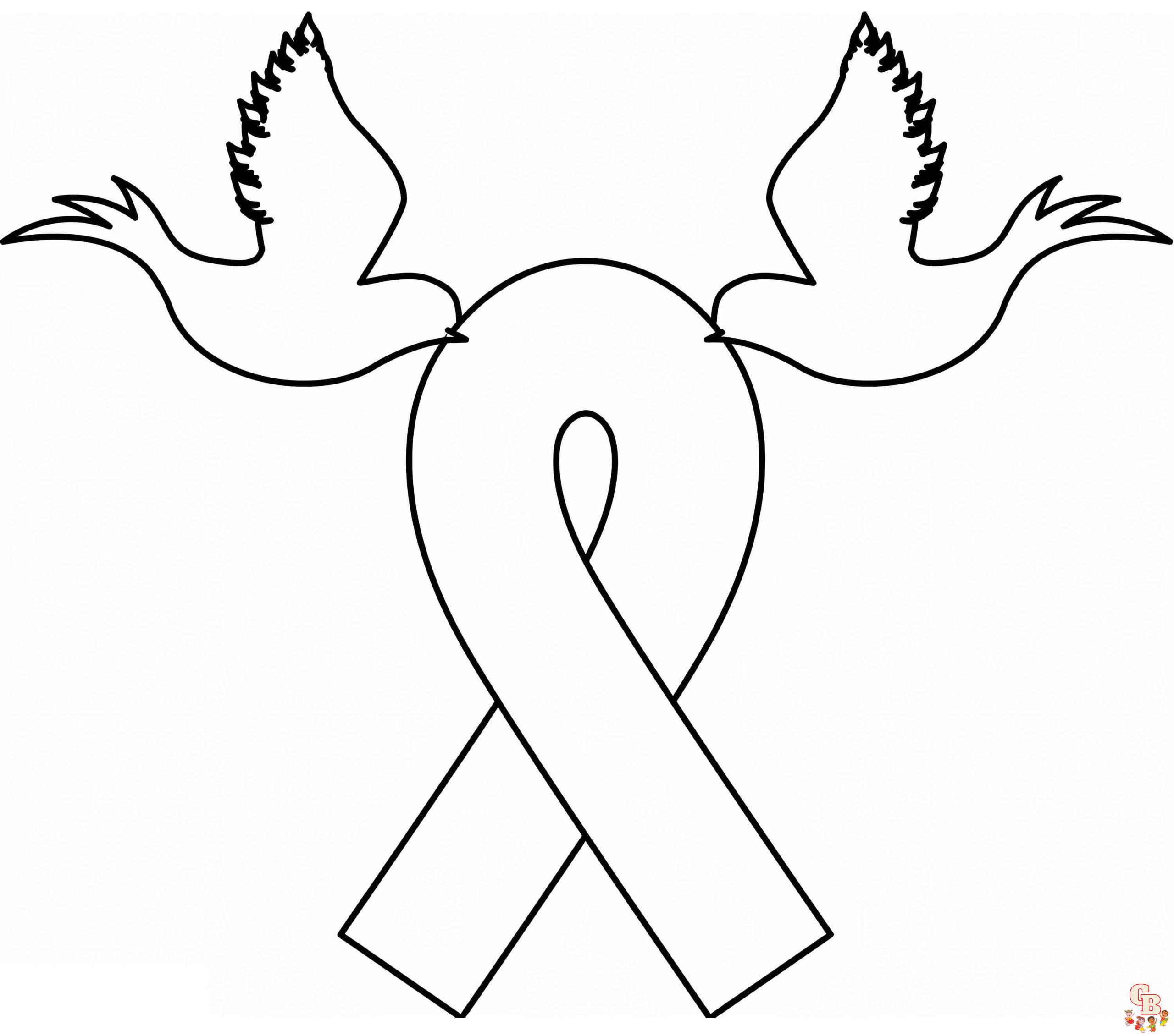 Printable breast cancer awareness coloring pages free