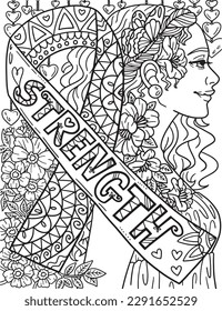 Thousand cancer coloring pages royalty