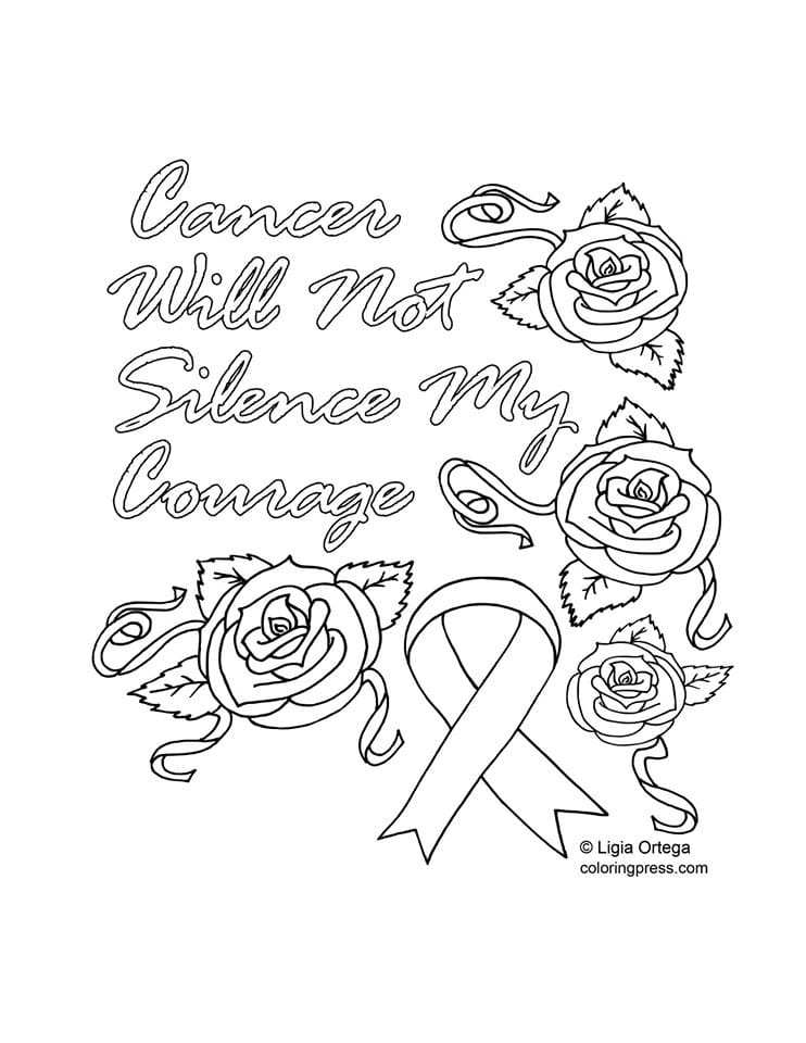 Artists giving away free coloring pages for cancer awareness