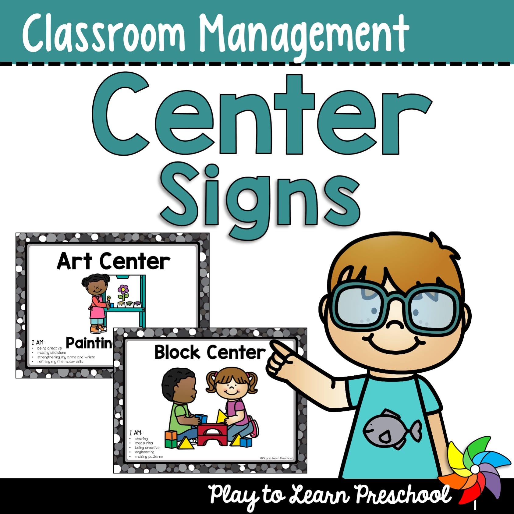 Printable center signs for preschool