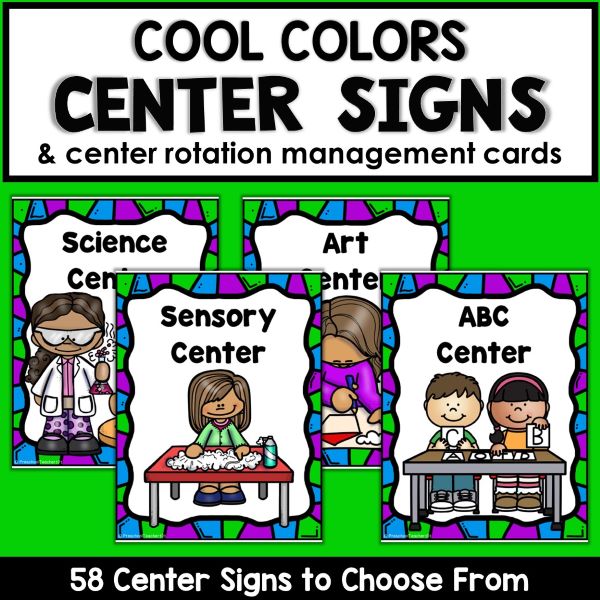 Cool center signs