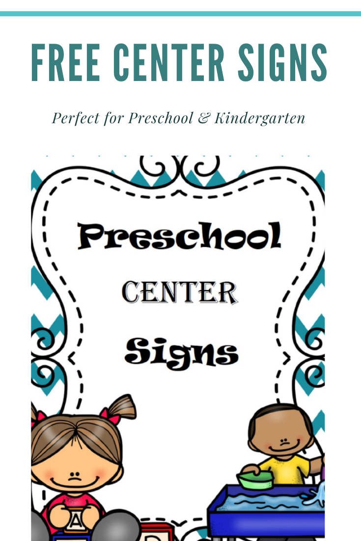 Free printable center signs preschool center signs classroom center signs center signs