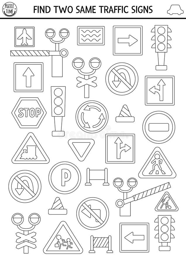 Coloring arrow road signs stock illustrations â coloring arrow road signs stock illustrations vectors clipart