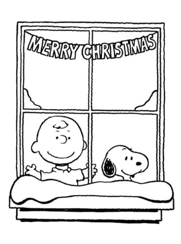 Free a charlie brown christmas coloring pages printable