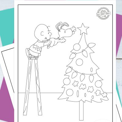 Charlie brown christmas coloring pages kids activities blog
