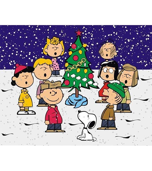 Charlie brown snoopy christmas paint by numbers