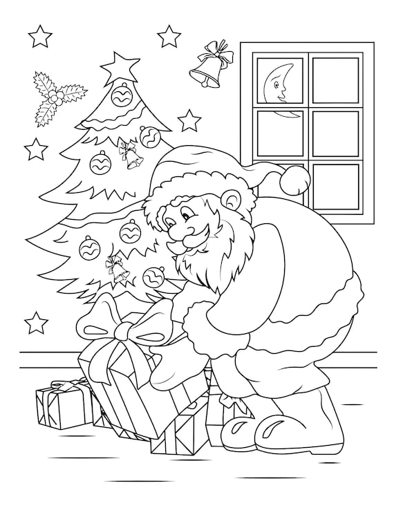 Printable christmas coloring pages for kids xmas coloring pages for kids